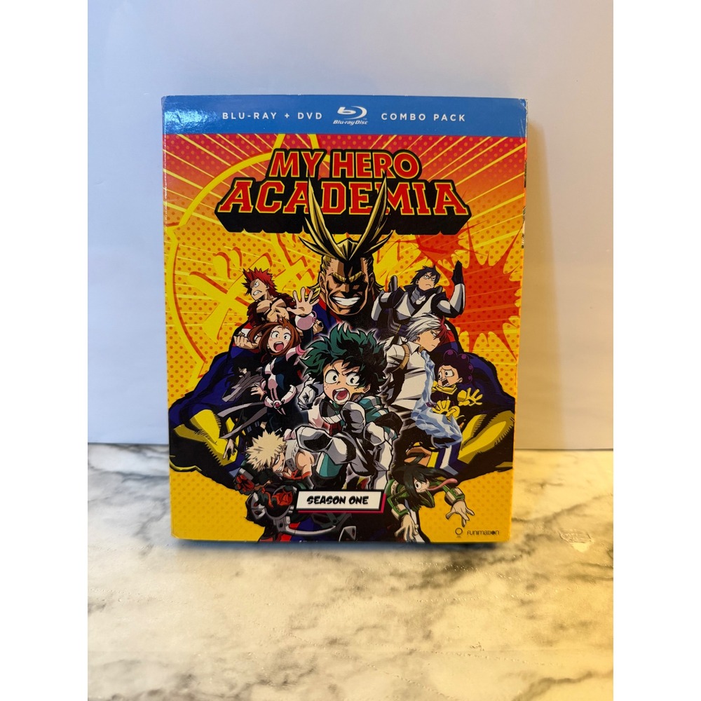 My Hero Academia Season One Blu-ray DVD Combo Pack Funimation Slipcover